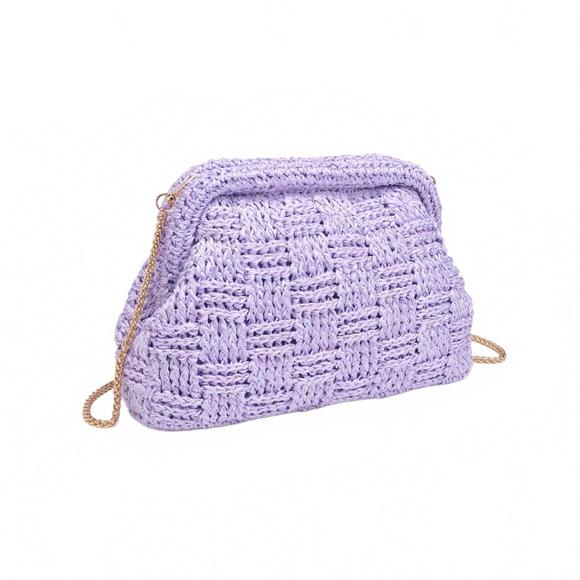 NEW URBAN EXPRESSIONS urban expressions annie clutch in lilac - Picture 2 of 8